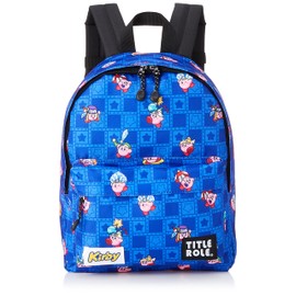 [Title Roll] Backpack Kirby Pop Star Kirby Waddle Dee Goods B5 Storage, blue, F