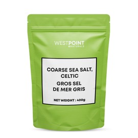 Westpoint Naturals, Hand Harvested Unrefined Grey Celtic Sea Salt, Coarse, 400g