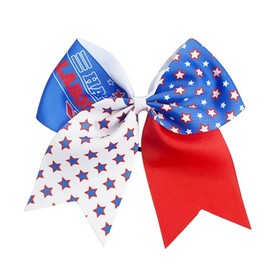 7inch Baby Girl's American flag hair bow,Hair Accessories for 4th of July(F9) (9)