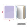TOWON Small Glass Dry Erase Board, Desk White Board with