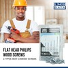 LMS Data Phillips Flat Head Wood Screws - 150 Pieces