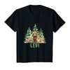 Kids Woodland Forest Animals Bear Deer LEVI T-Shirt