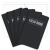 Elan Publishing Company Field Notebook/Pocket Journal - 3.5"x5.5" - Black