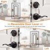 Probrico Door Lock Set with Deadbolt Oil Rubbed Bronze, Keyed
