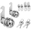 Pertinel Cam Locks Keyed Alike, 3/4" Cabinet Locks with Keys