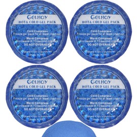 Ice Eye Patches for Puffy Eyes, Cooling Medical Eye Patch Pad Gel Pack Cover Eyepatch Cold Hot Therapy Eye Bags Dark Circles After Surgery Adult Kid (4PCS)