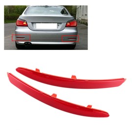 1 Pair Left & Right Rear Bumper Reflector for Octavia 10-14, ABS Waterproof Bumper Reflector Lights