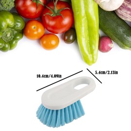2 PCS Vegetable Brush, Vegetable Brush Scrubber for Food, Potato Scrubber, Vegetable and Fruit Cleaning Brush, Mushroom Brush for Washing Fruit Carrots Mushrooms