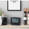 SEIKO Easton Digital Everything Alarm Clock, Black