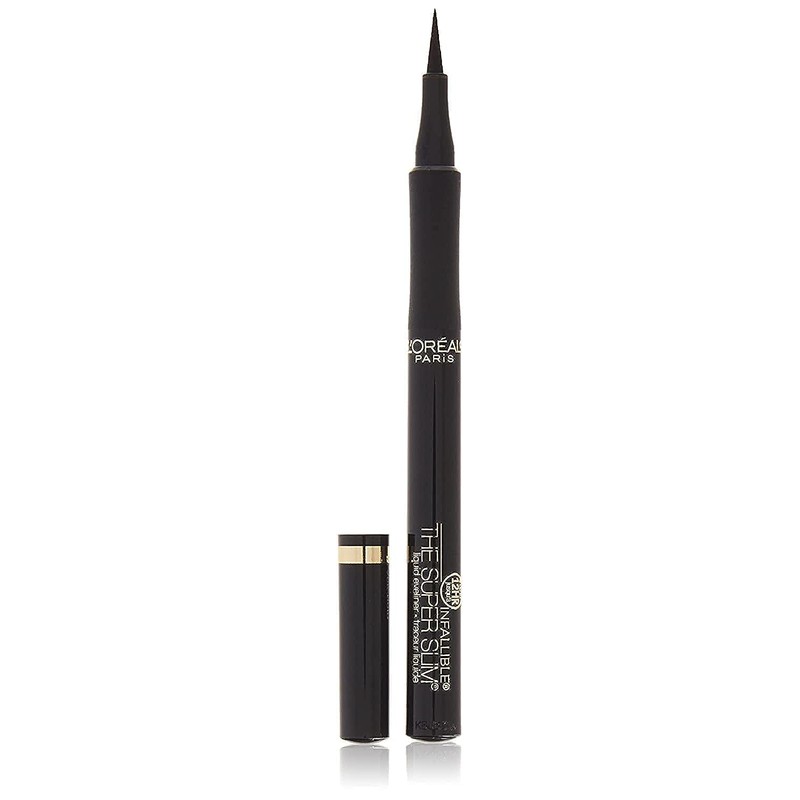 LOral Paris Makeup Infallible Super Slim Long-Lasting Liquid Eyeliner, Ultra-Fine