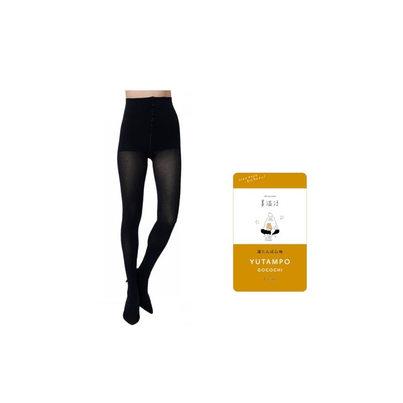 Fukusuke Satisfying, Hot Activity, Yutanpo Tights, 1 Pair Set, Women's,