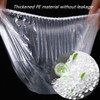 100 pcs cling cover,Elastic Transparent Stretch Food Storage Covers,reusable plastic
