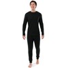 IZOD Men's Waffle Knit Crewneck Top and Jogger Pant Sleep