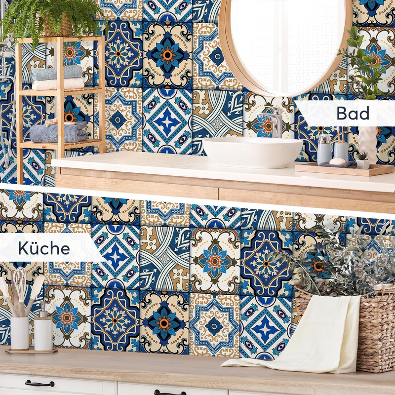 creatisto Tile Stickers for Kitchen Splashback and Great Decorations for