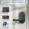 Keypad Door Lock with Handle: Keyless Entry Smart Lock for