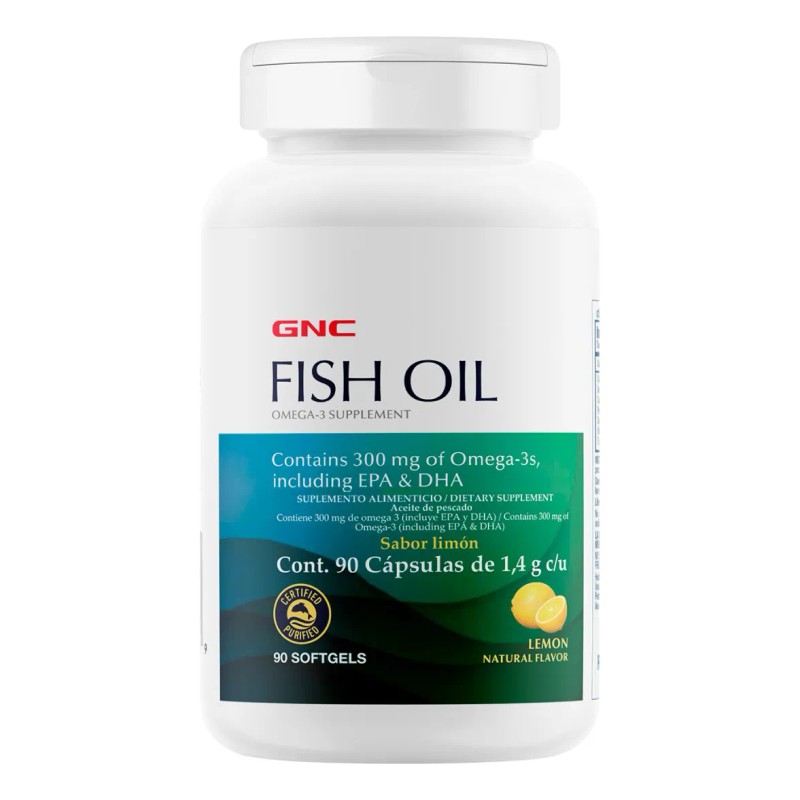 Omega 3 Fish Oil EPA DHA 21st Century Suplemento 90