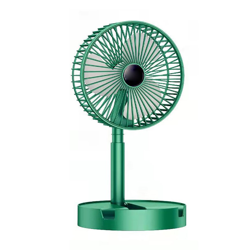 USB Small Fan Portable 1200mAh Lithium Battery Silent Desktop Fan
