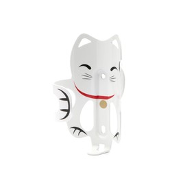 Portland Design Works | Lucky Cat Cage | Bicycle Water Bottle Cage, White