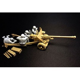 Bronco OQF 6 Pdr Anti-Tank Mk. IV on Carriage Mk. III (airborne) w/ Crew 1/35 scale