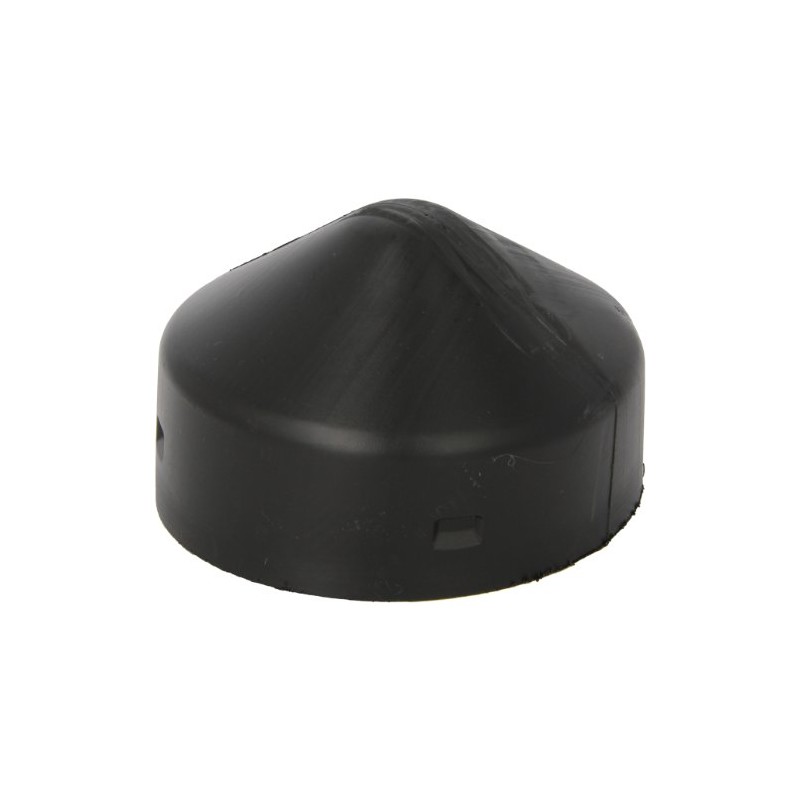 Eagle 1769 Bollard Post Cap, Round, 6.5"" Diameter, Black