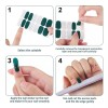 AMVBF 16 Hojas De Pegatinas De Uñas Con Purpurina Con