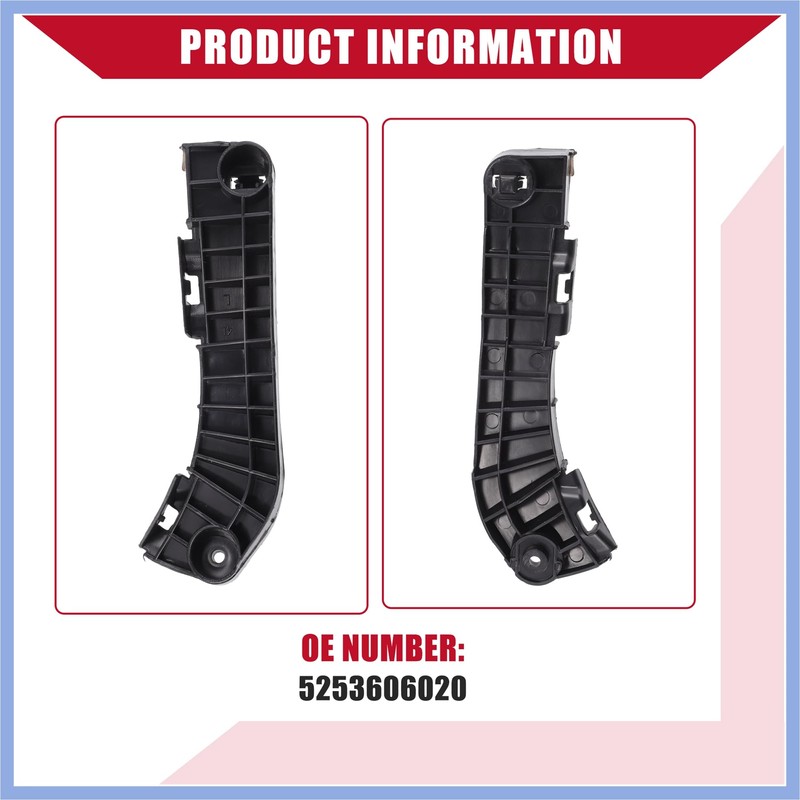 PARSLUCK No.5253606020 Bumper Bracket for Toyota Camry 2007-2011 / Front