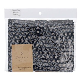 Seeknit Circular Knitting Needles Set, Bamboo, Blue, Standard