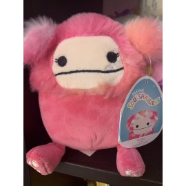 Squishmallows 5" Squishmallow HAILEY the Pink Bigfoot Yeti Brand New With Tags RARE!