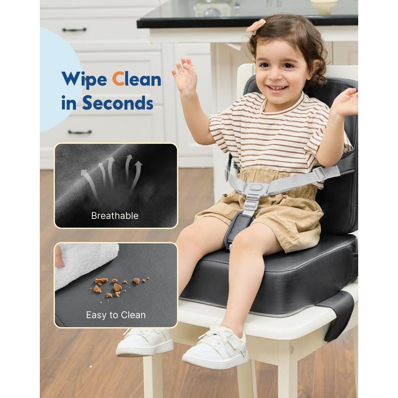HOMEAL Booster Seat for Kitchen Chair - Toddler Booster Seat