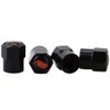 XDG 4Pcs Car Tire Covers Rustproof Metal Chrome Valve Stem
