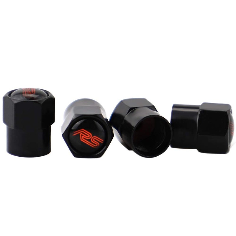 XDG 4Pcs Car Tire Covers Rustproof Metal Chrome Valve Stem