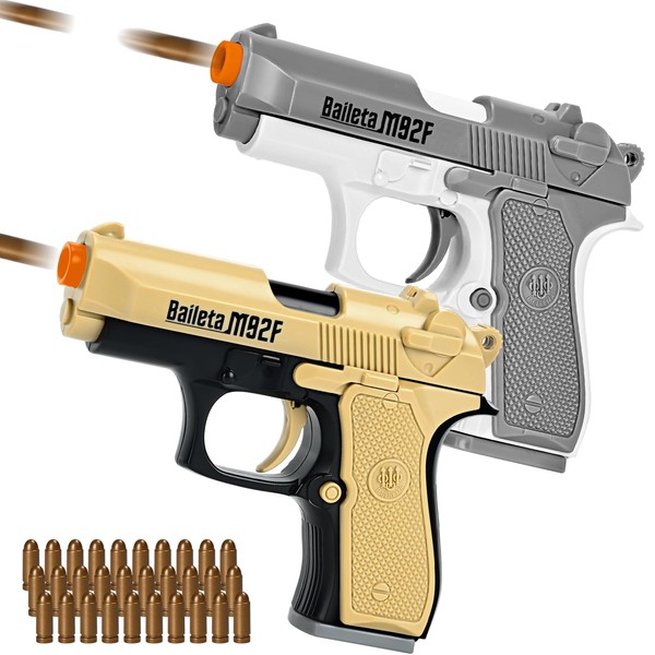 2 Pack Toy Guns for Nerf Pistol Gun - Mini