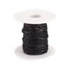 32.8 Feet 304 Stainless Steel Curb Chains Electrophoresis Black Unwelded