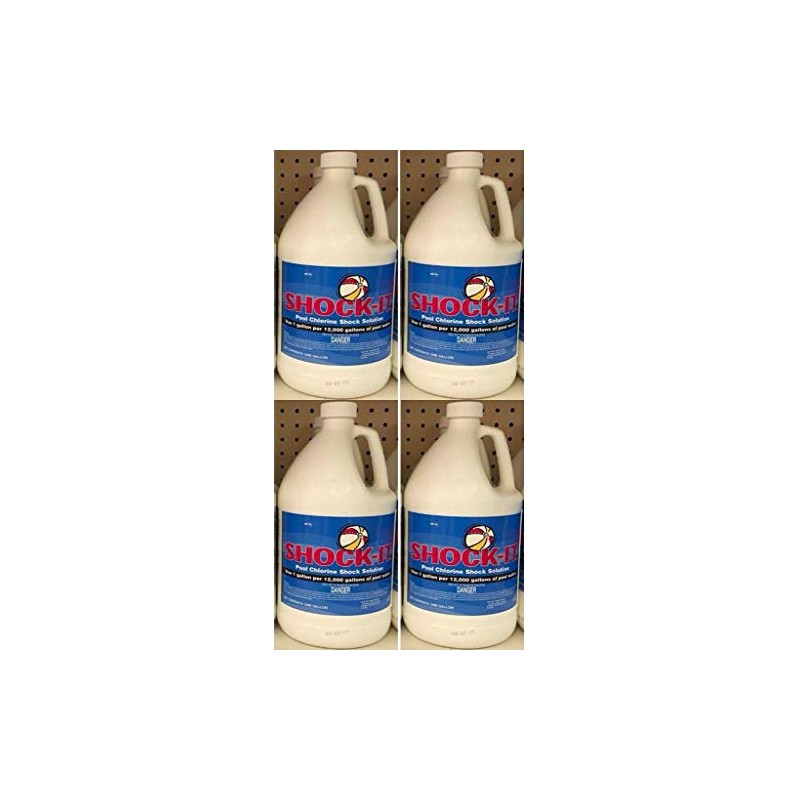 1 Case of Liquid Chlorine Pool Shock - Commercial Grade