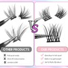 RoseFlower DIY Lash Extension Kit, 126pcs 10-14mm C Curl Fluffy