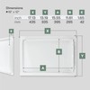 Vent Systems 16" x 12" Inch White Galvanized Steel Access