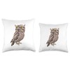 Ghost Bird Potoo ! Ghost Bird Throw Pillow, 18x18, Multicolor