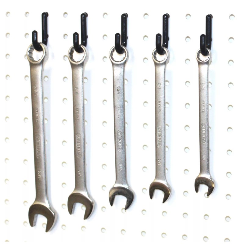 WallPeg 43 Kit -Peg Hooks & Plastic Bins - Organize