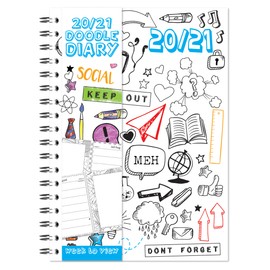Tallon 3928- 2018/ 2019 A5 Academic Diary with Colour Therapy Patterns- Colour Sent at Random