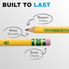 Dixon Ticonderoga Ticonderoga Wooden Pencil, 0.7mm, #2 Soft Lead, 8/Pack