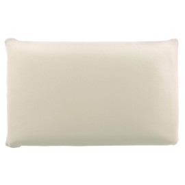 Edda Lux Cover suitable for Siebenschläfer pillow, 72 x 42 cm and for MaxxGoods neck support pillow, 70 x 42 cm, jersey cushion cover with zip, made of 100% cotton, in natural