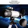Refractor Telescope HD 90x Compact Astronomical Telescope with Finderscope 2