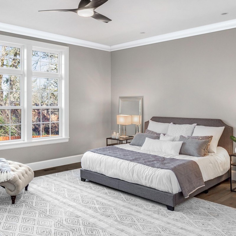 Hungbak Ceiling Crown Molding Trim for Home Decor, 96" Long