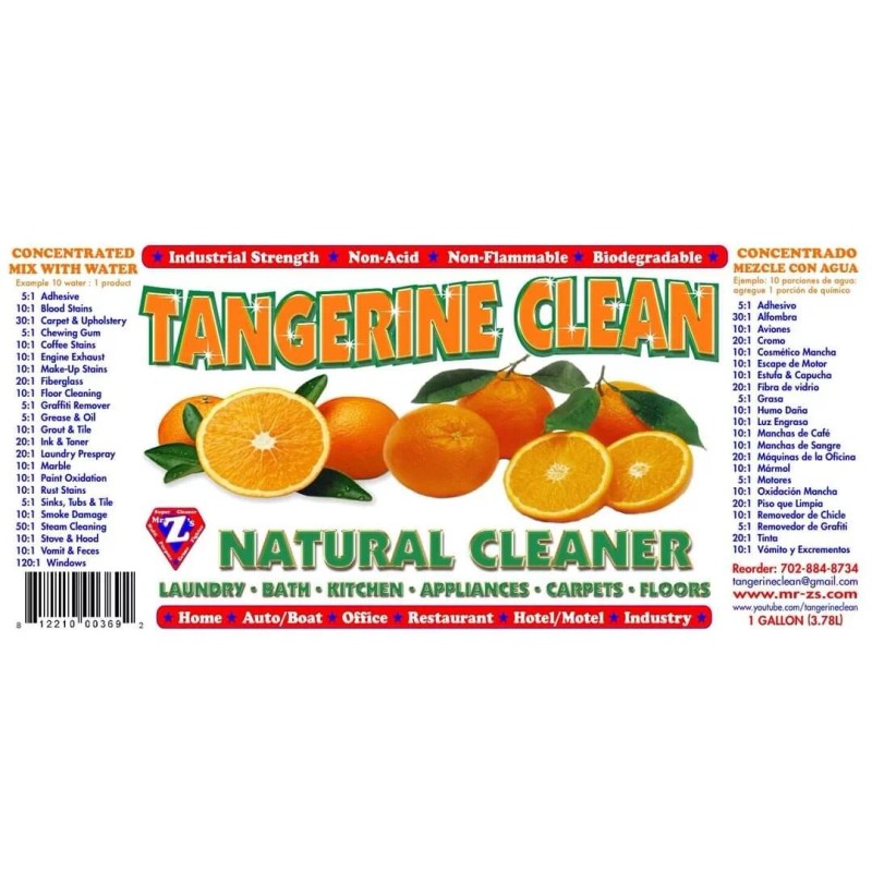 Mr Zs Tangerine Clean