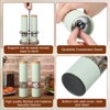 Threlaco Electric Salt and Pepper Grinder Set with 1 Portable