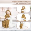 Angel Dog Figurines Dog Memorial Gifts for Loss of Brown