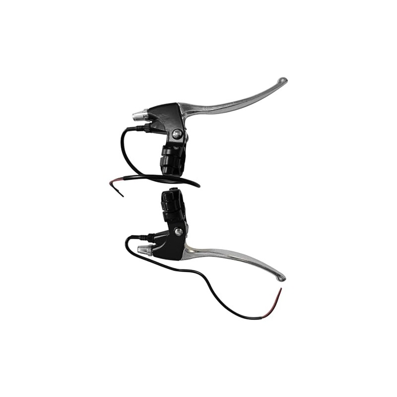 cyclingcolors Electric Bicycle Brake Lever E-Bike with Universal Cable Silver