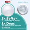 NUK Perfect Match Medium Flow Nipple, 2 Pack