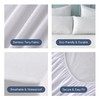 Dreamaker Fully Fitted 100% Bamboo Terry Waterproof Mattress Protector, Rustle