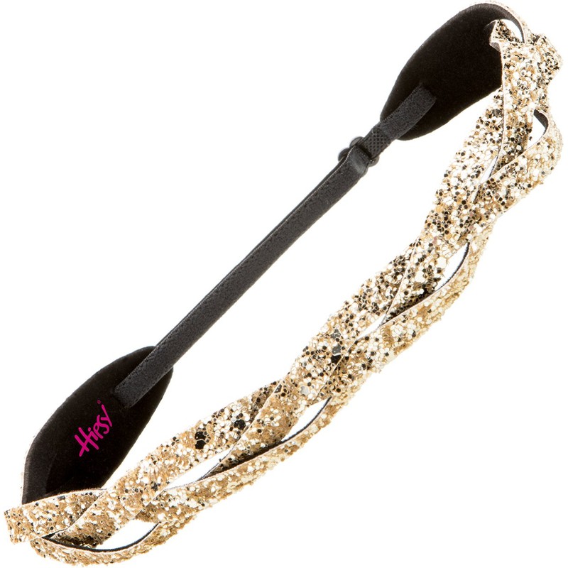 Hipsy Women's Braided Adjustable No Slip Cute Fashion Headband Braid